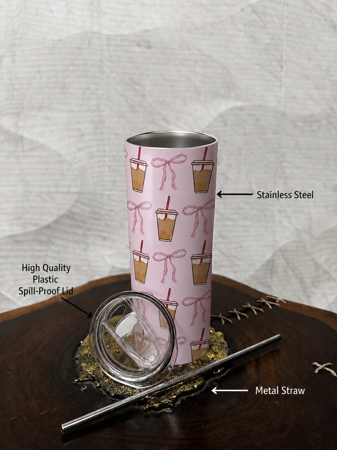 Coffee & Bow Tumbler🥤