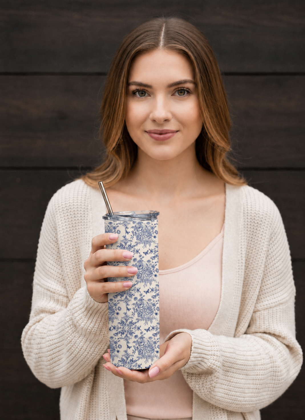 Elegant Floral Tumbler💙