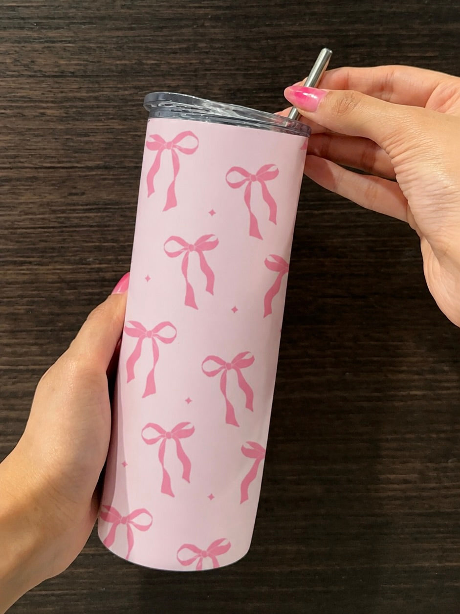 Pink Bow Tumbler🎀