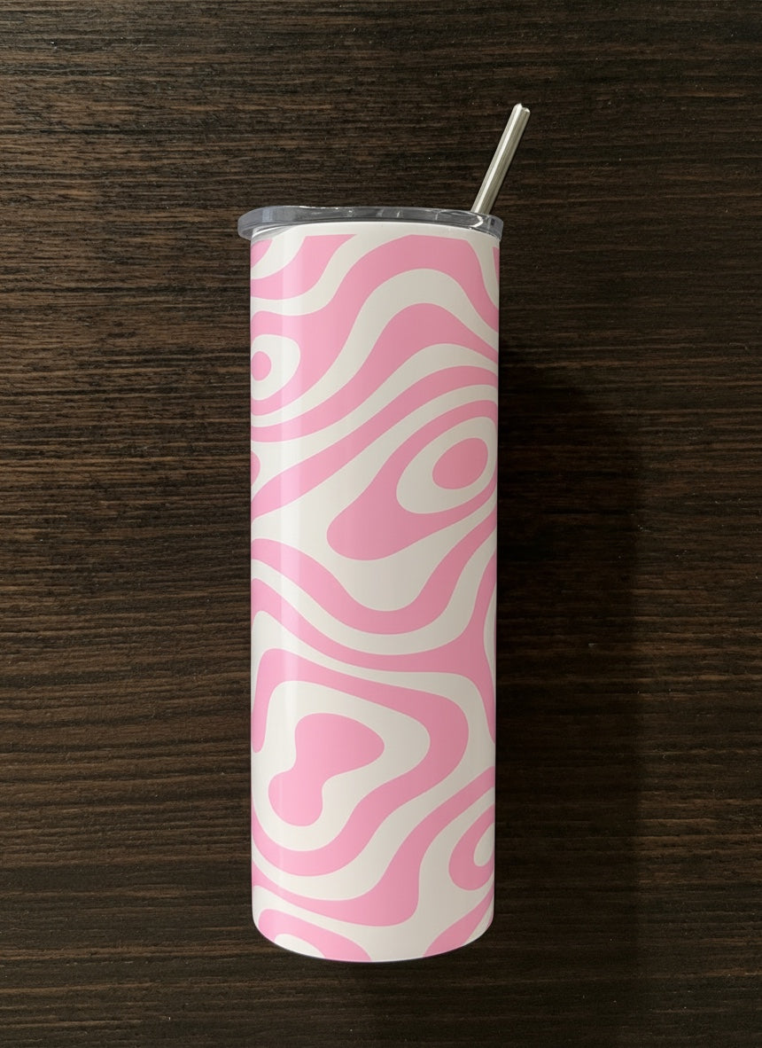 Pink Wave Tumbler🩷