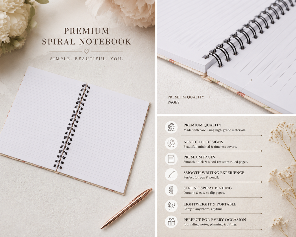 Blush Tulip NotePad🌷