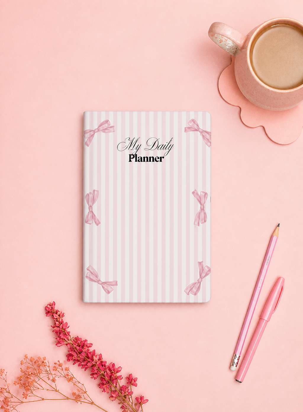 Pink Bow Planner🎀