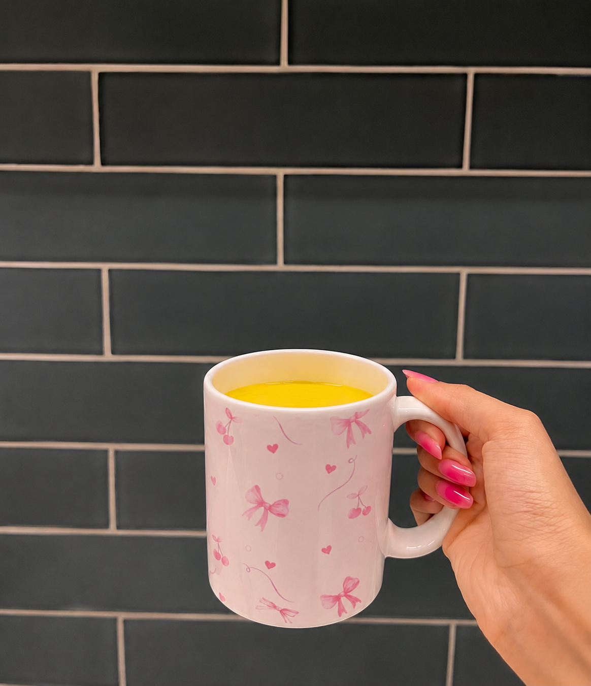 Soft Pink Bow Mug🎀