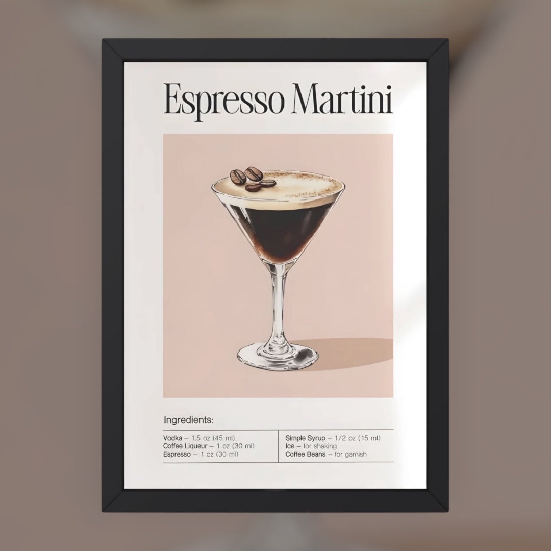 Espresso Martini Wall Art🍸