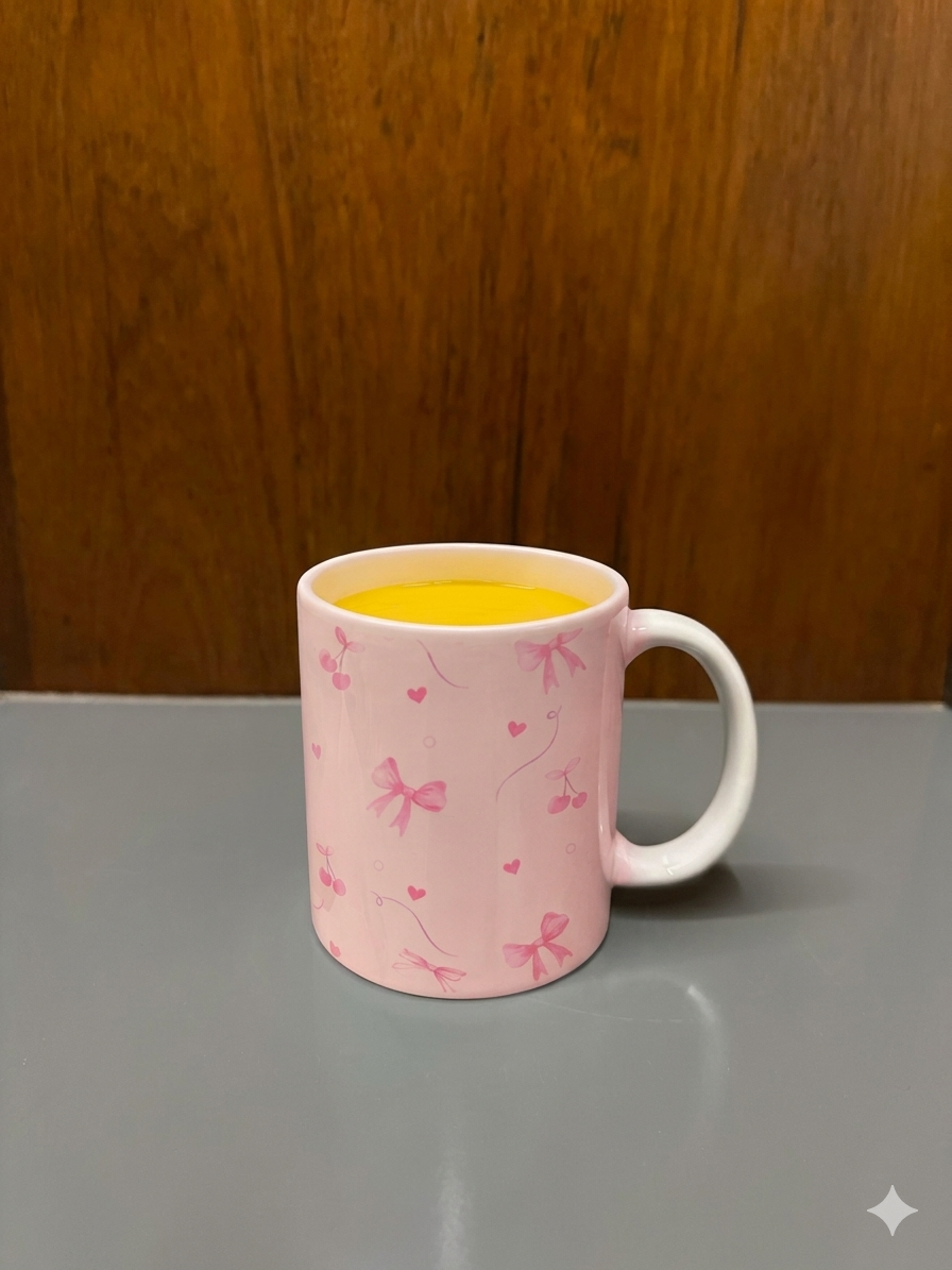 Soft Pink Bow Mug🎀