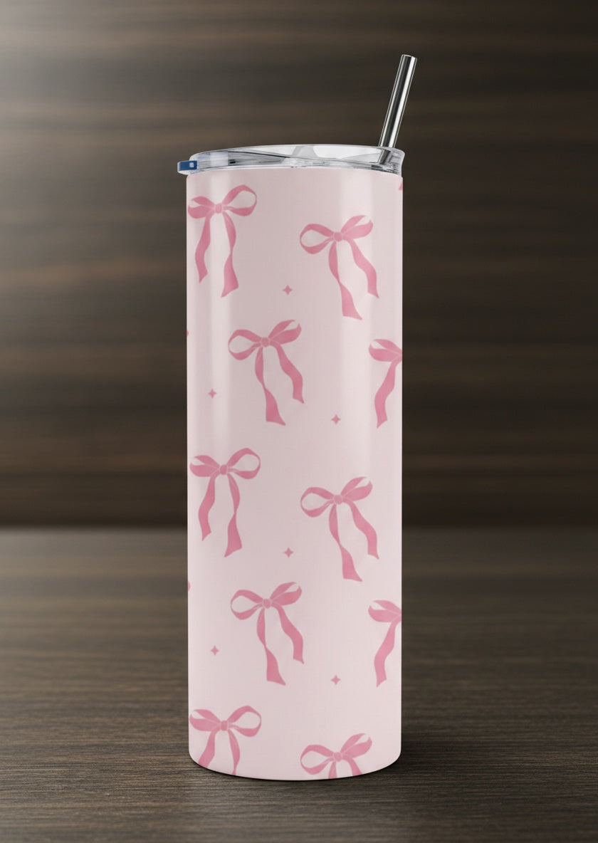 Pink Bow Tumbler🎀