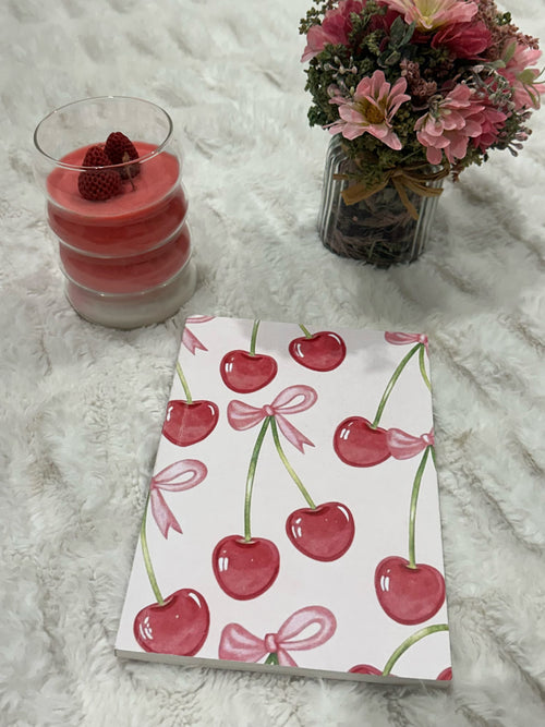 Cherry Bow NoteBook🍒