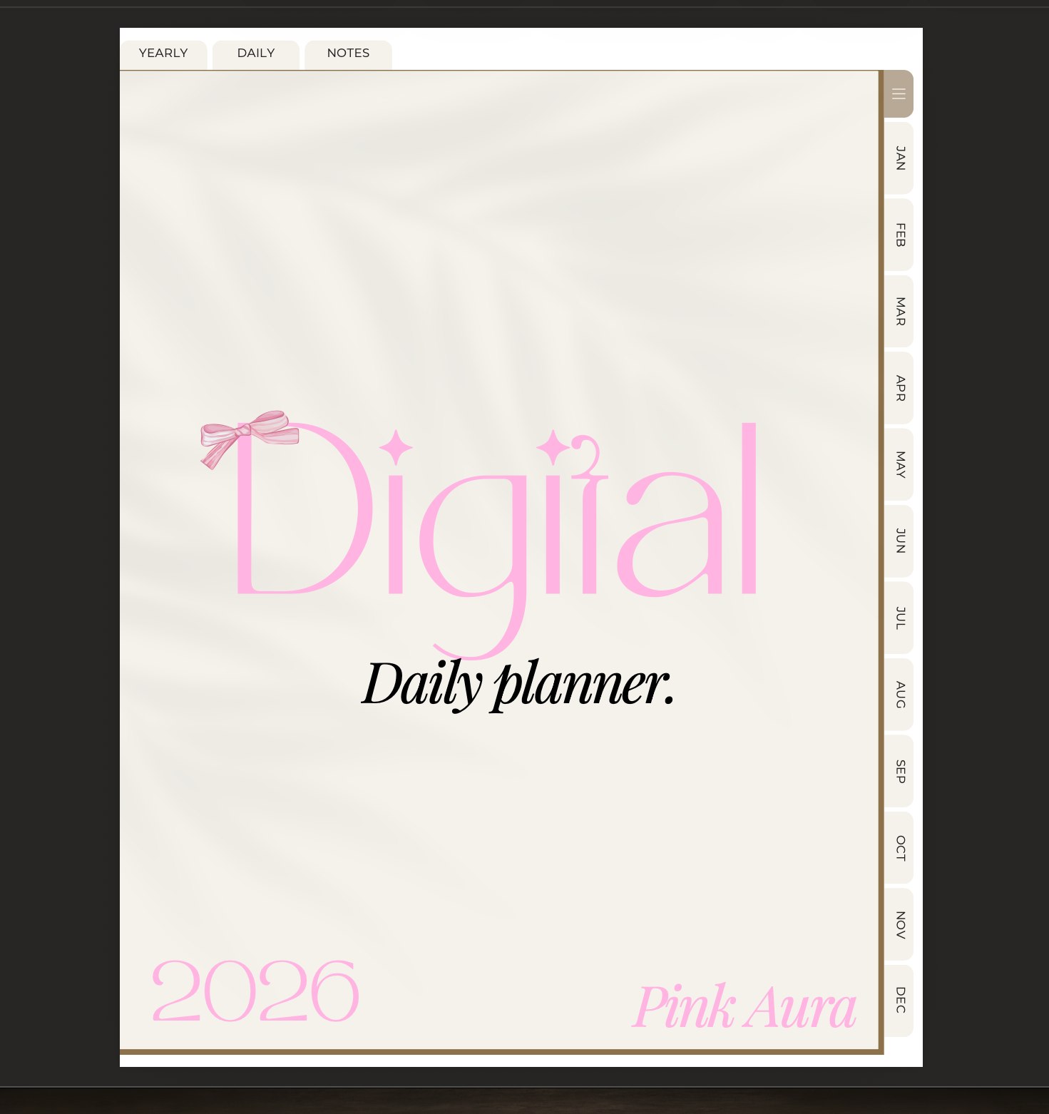 PlanFlow Digital Planner (Dated) 🗓️
